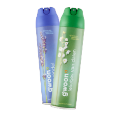 g'woon aerosols luchterverfrissers